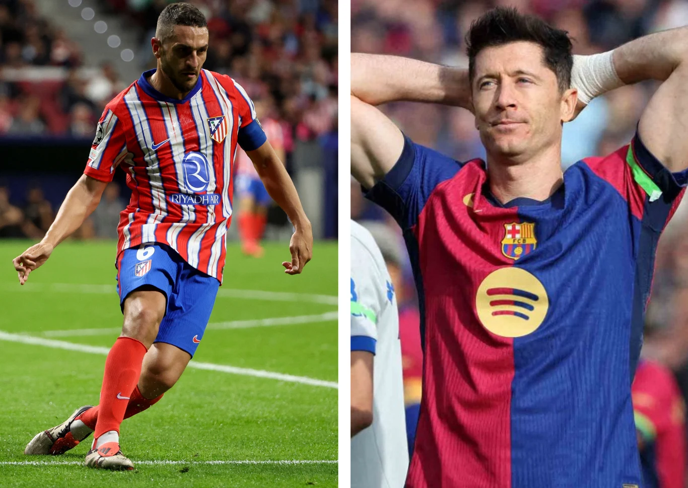 Koke z powodu kontuzji najprawdopodobniej opuści... aż dwa starcia z ekipą Roberta Lewandowskiego, czyli oczywiście FC Barcelona