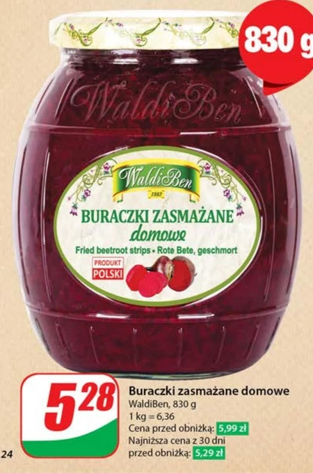 Buraczki zasmażane WaldiBen