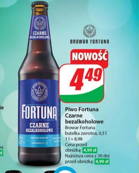 Piwo bezalkoholowe Fortuna