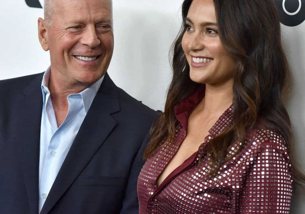 Bruce Willis z żoną Emmą Heming w 2019 roku