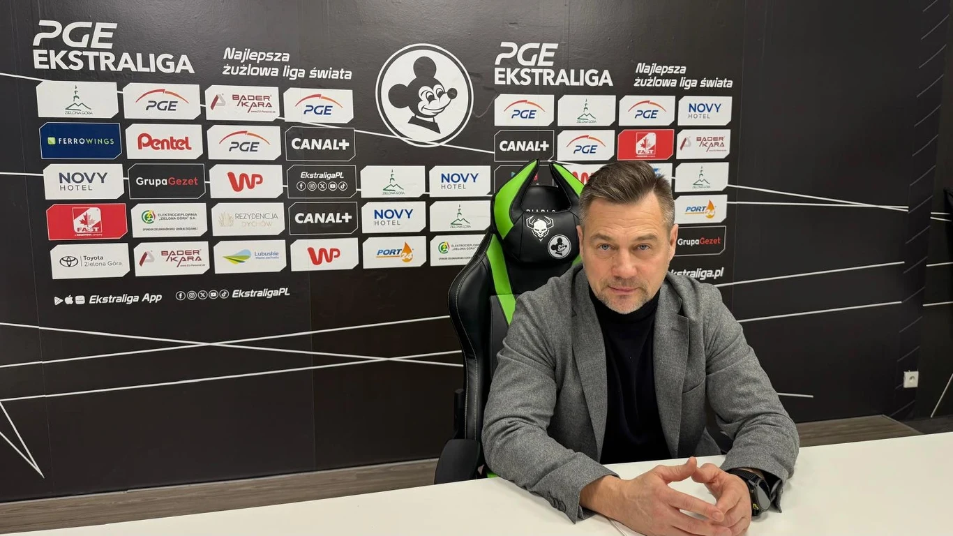Adam Goliński, prezes Stelmet Falubazu Zielona Góra. Adam Goliński, prezes Stelmet Falubazu Zielona Góra.