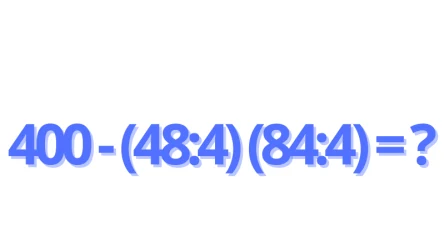Potrafisz obliczyć, ile to jest: 400 - (484)(844) = ? Wielu dorosłych Polaków ma z tym problem