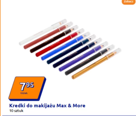 Kredki do makijażu Max&More