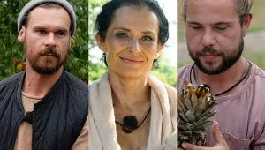 Uczestnicy "Farmy": Michał, Danuta i Ananas