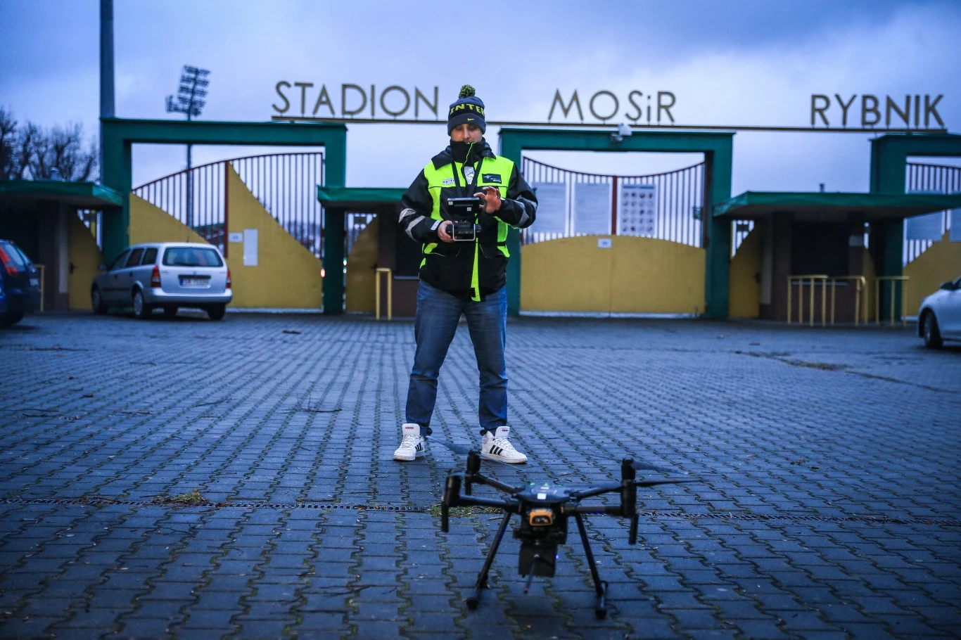 Antysmogowy dron w Rybniku Antysmogowy dron w Rybniku