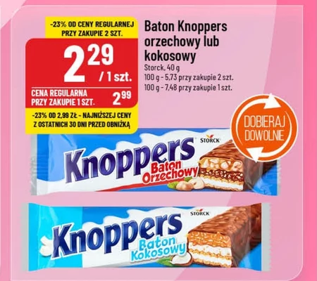 Baton orzechowy Knoppers