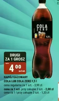 Napój gazowany Cola