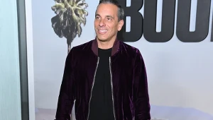 Sebastian Maniscalco na premierze serialu "Bukmacher"
