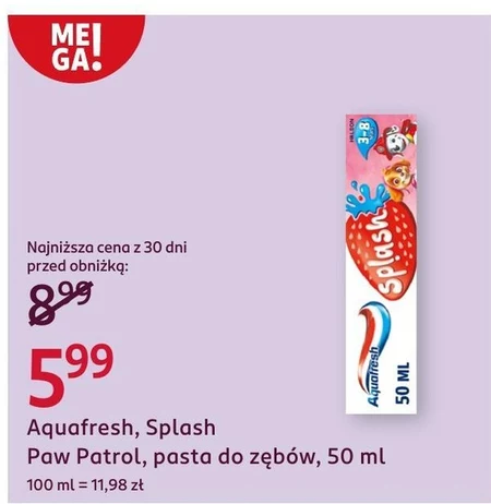 Pasta do zębów Aquafresh