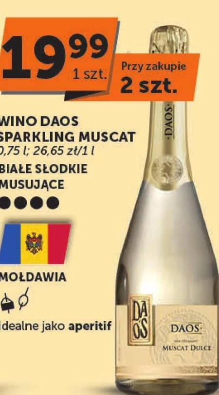 Wino białe Daos