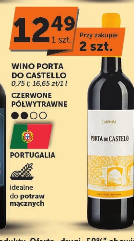 Wino półwytrawne Porta