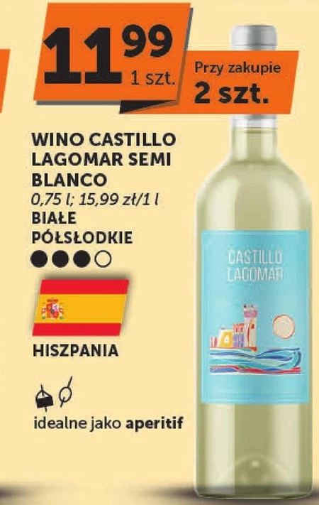 Wino półsłodkie Castillo