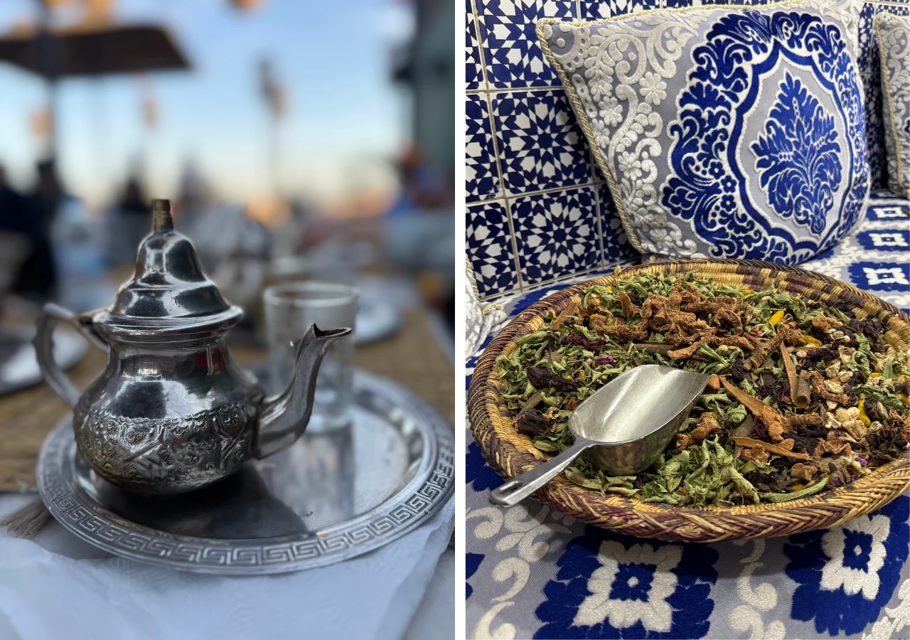 Miętowa herbata to jeden z symboli Maroka 