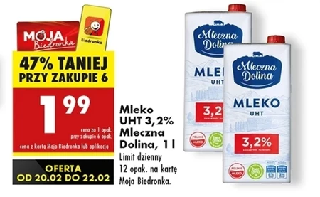 Молоко Mleczna Dolina