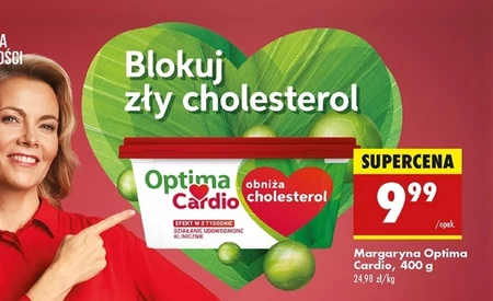 Optima Cardio Margaryna roślinna z dodatkiem steroli roślinnych 400 g