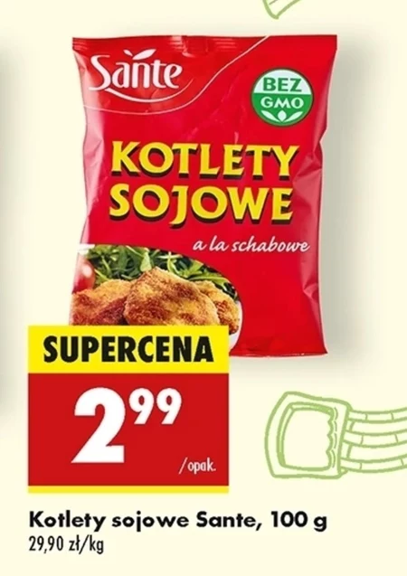 Sante Kotlety sojowe a la schabowe 100 g