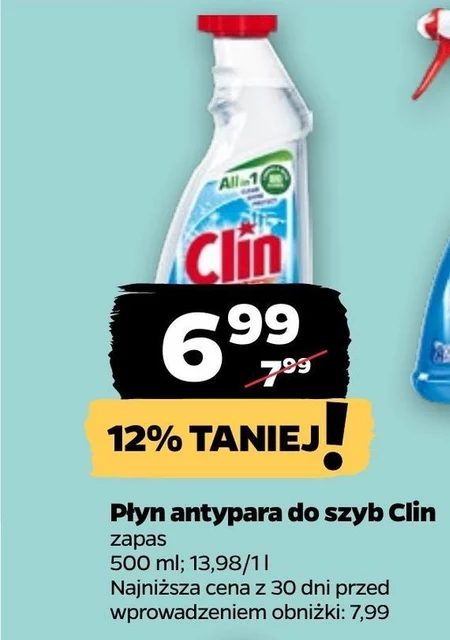 Płyn do mycia szyb Clin