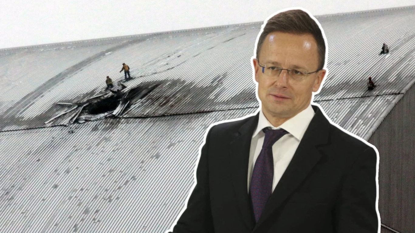 Węgierski minister spraw zagranicznych Peter Szijjarto potępił atak na Czarnobyl, ale nie obwinił Rosji Węgierski minister spraw zagranicznych Peter Szijjarto potępił atak na Czarnobyl, ale nie obwinił Rosji