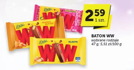 E.Wedel WW Mleczna czekolada & Peanut Butter 47 g