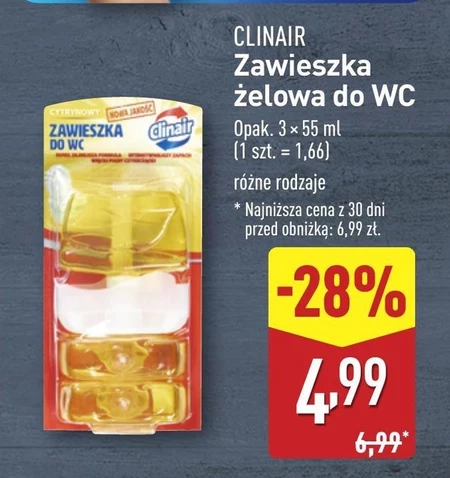 Zawieszka do wc Clinair