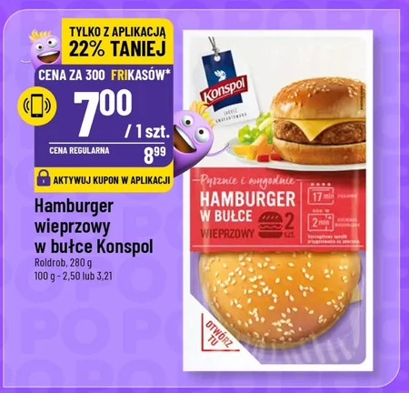 Hamburger wieprzowy Konspol