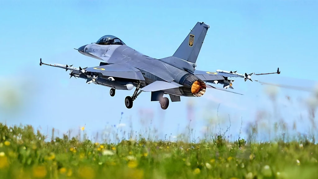 Ukraiński F-16 zaatakował pozycje Rosjan. Pierwsza taka akcja