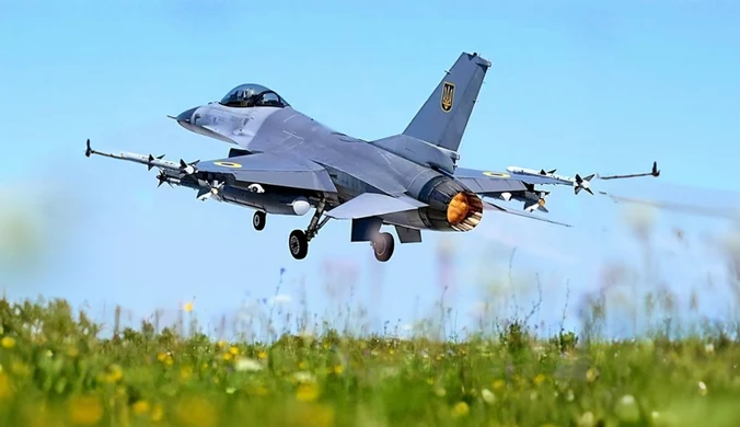 Ukraiński F-16 zaatakował pozycje Rosjan. Pierwsza taka akcja