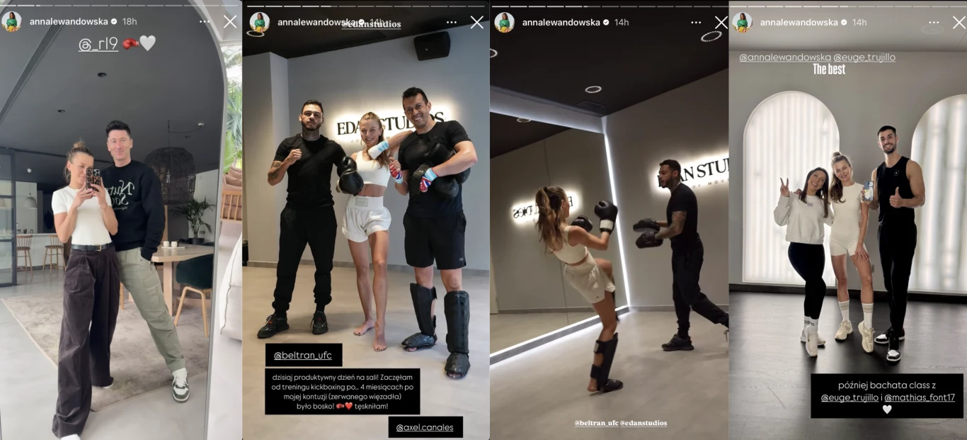 Anna Lewandowska wróciła do swojej normalnej aktywności fizycznej
