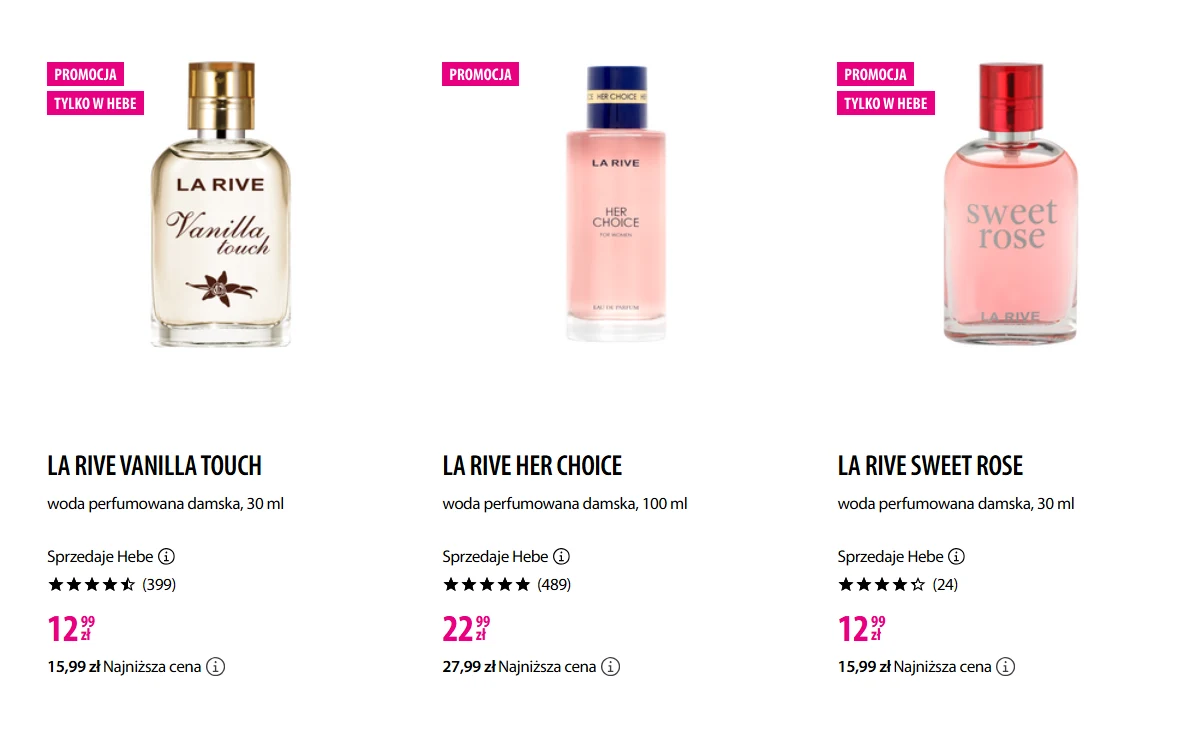 Szał w Hebe! Te zapachy od La Rive pachną jak luksusowe oryginały, a są teraz przecenione w Hebe!
