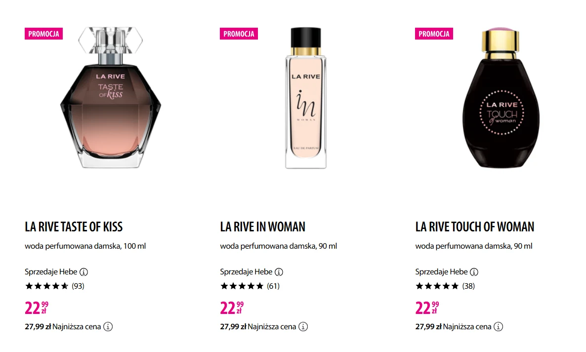 Szał w Hebe! Te zapachy od La Rive pachną jak luksusowe oryginały, a są teraz przecenione w Hebe!