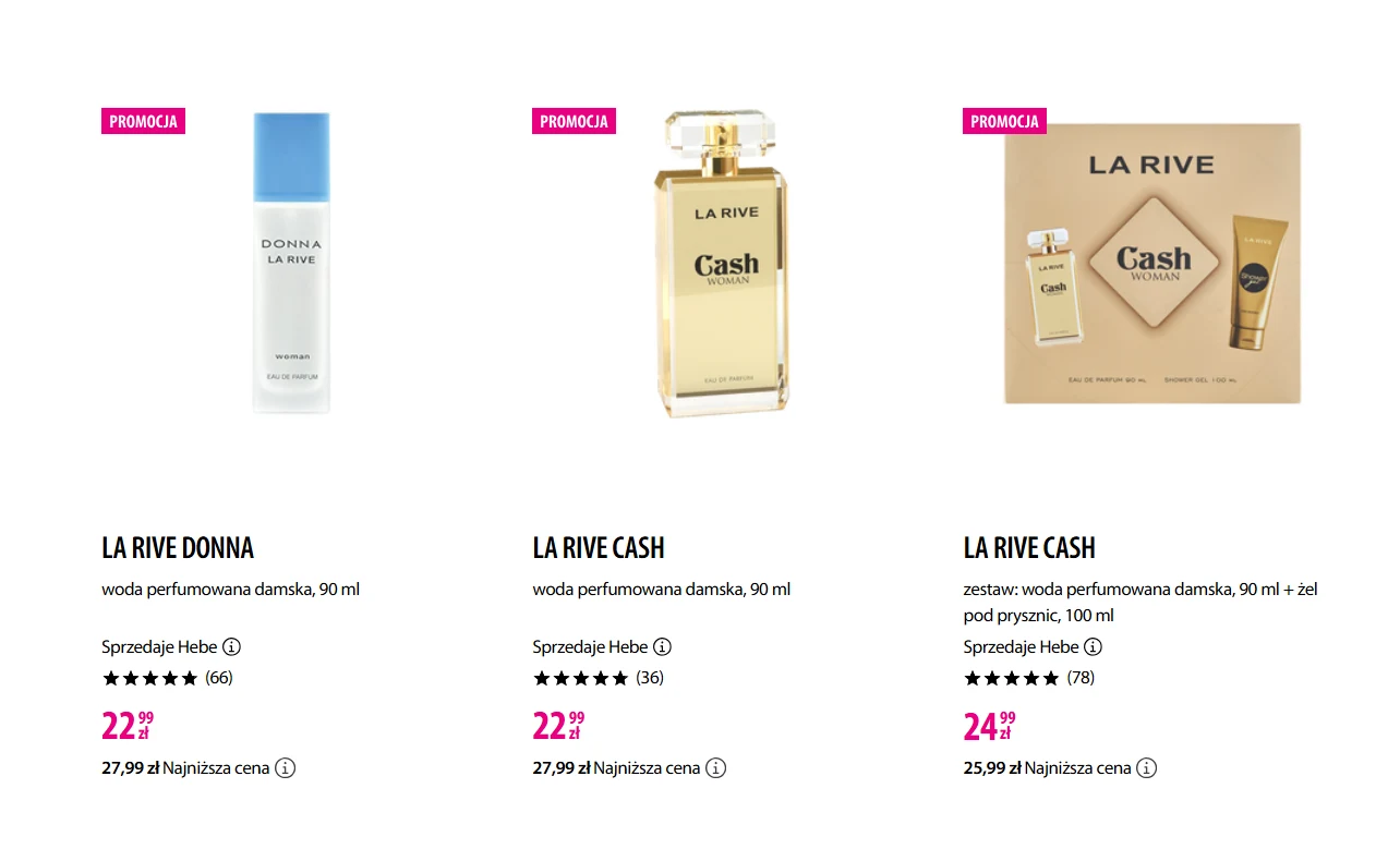 Szał w Hebe! Te zapachy od La Rive pachną jak luksusowe oryginały, a są teraz przecenione w Hebe!