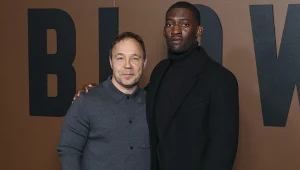 Stephen Graham i Malachi Kirby na premierze serialu "Tysiąc ciosów" 
