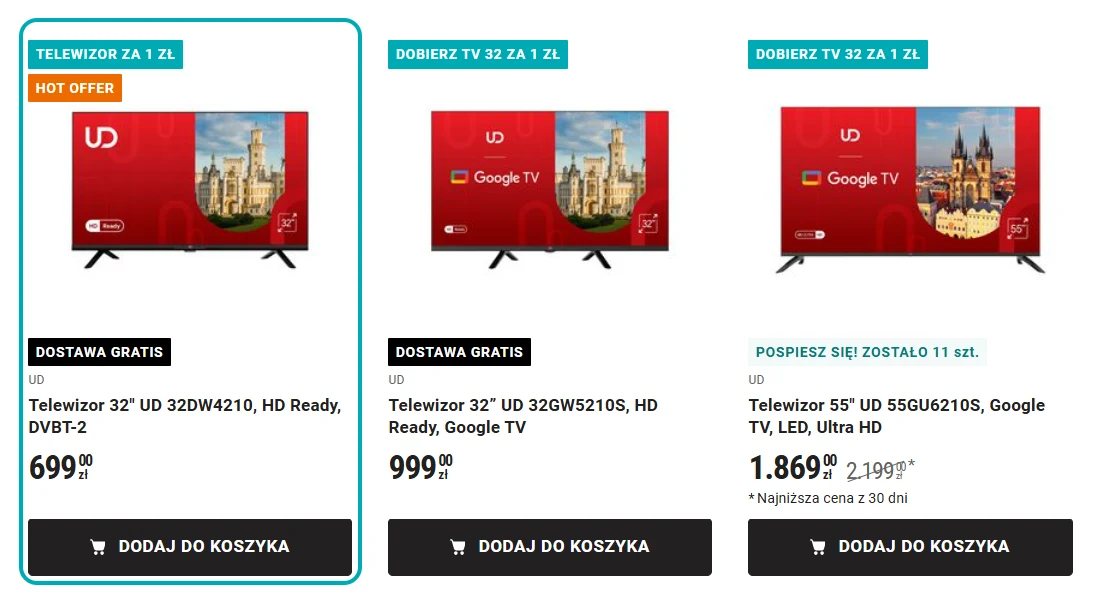 Ludzie już wykupują! Telewizory w Biedronce można zgarnąć prawie za darmo! Ludzie już wykupują! Telewizory w Biedronce można zgarnąć prawie za darmo!