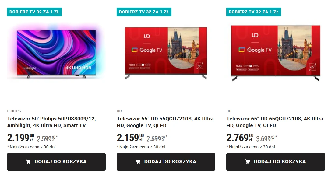 Ludzie już wykupują! Telewizory w Biedronce można zgarnąć prawie za darmo! Ludzie już wykupują! Telewizory w Biedronce można zgarnąć prawie za darmo!