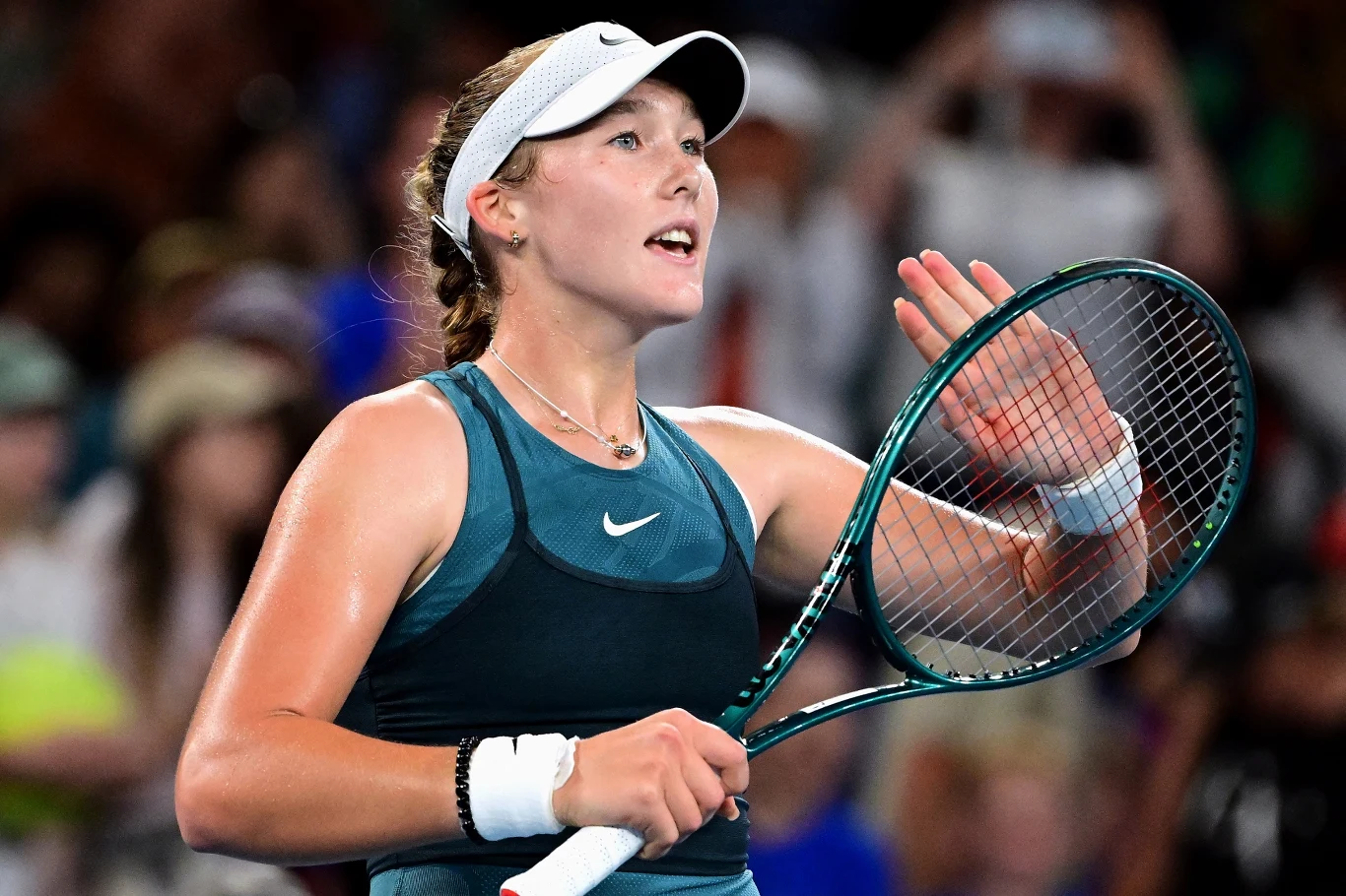 Mirra Andriejewa rywalizowała o finał WTA 1000 w Dubaju z Jeleną Rybakiną