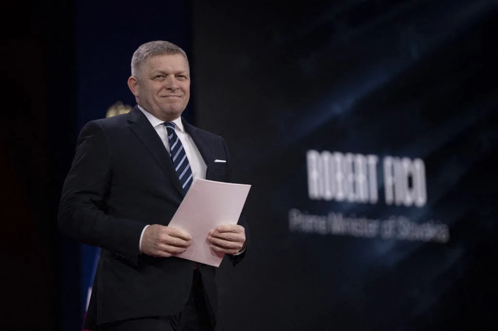 Robert Fico na konferencji CPAC Robert Fico na konferencji CPAC