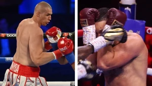 Damian Knyba (z lewej) ostatecznie bez walki na sobotniej gali w Rijadzie, ale Polak był w grze o zastępstwo dla Daniela Duboisa