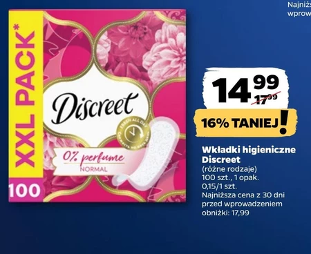 Wkładki higieniczne Discreet