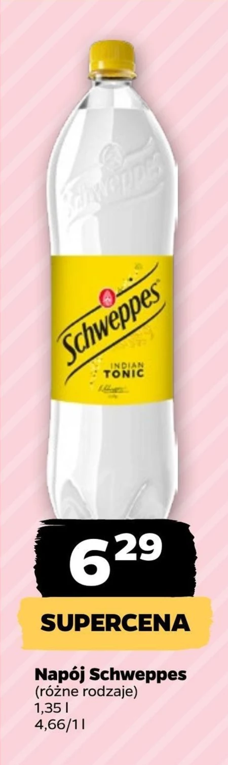 Schweppes Indian Tonic Napój gazowany 1,35 l