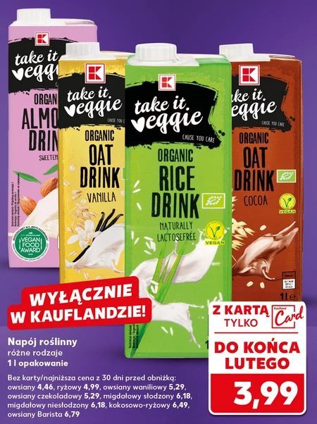 Napój owsiany K - take it veggie
