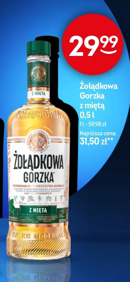 Горілка Żołądkowa Gorzka