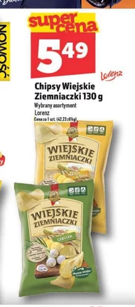 Chipsy Wiejskie ziemniaczki