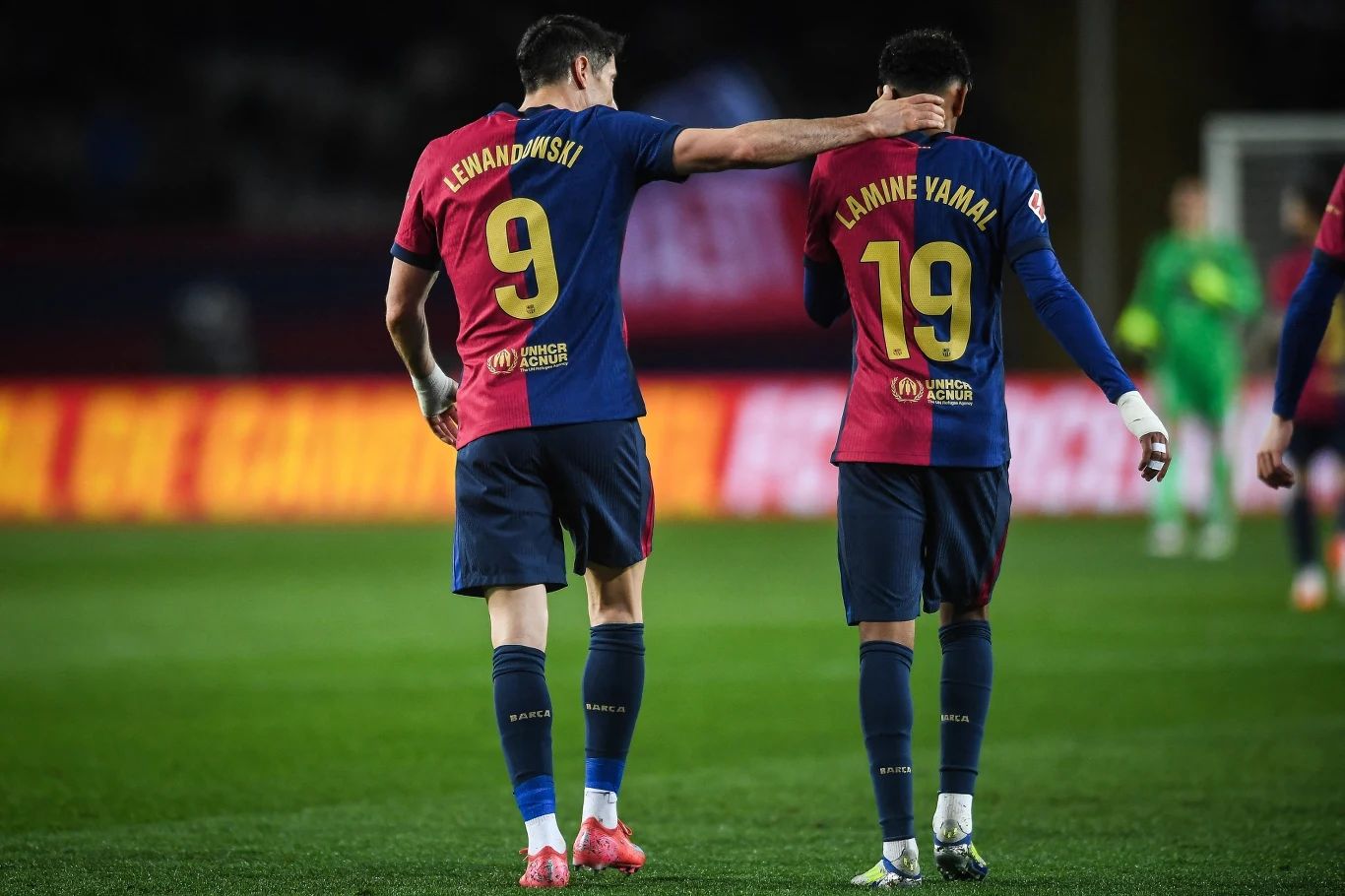 Robert Lewandowski i Lamine Yamal Robert Lewandowski i Lamine Yamal