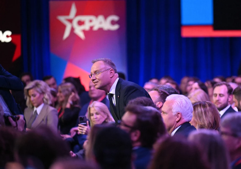 Prezydent Andrzej Duda podczas konferencji konserwatystów w USA Prezydent Andrzej Duda podczas konferencji konserwatystów w USA