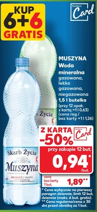 Woda niegazowana Muszyna