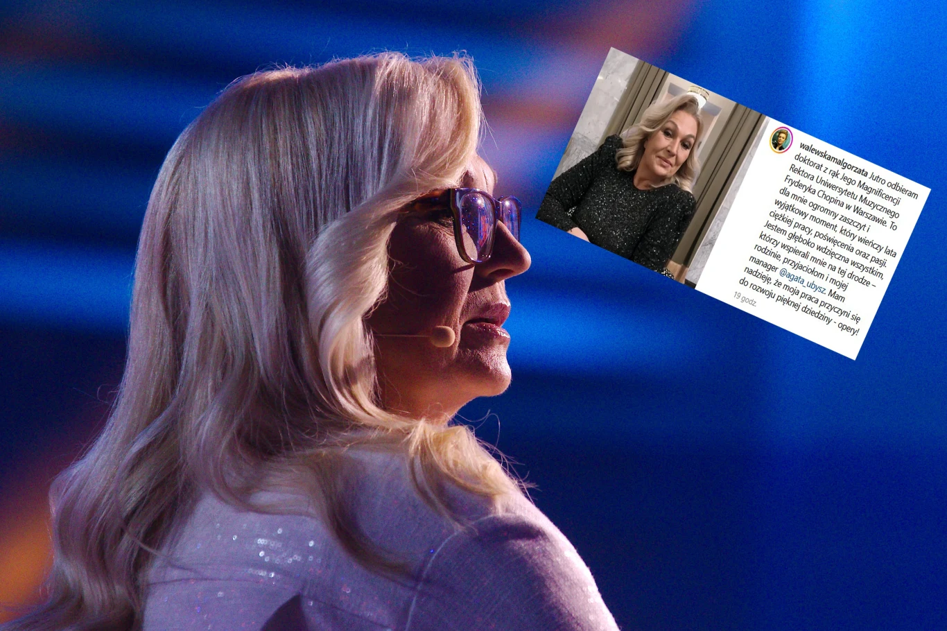 Małgorzata Walewska pochwaliła się, że w końcu odbierze dyplom Małgorzata Walewska pochwaliła się, że w końcu odbierze dyplom