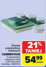 Zestaw pojemników Carrefour