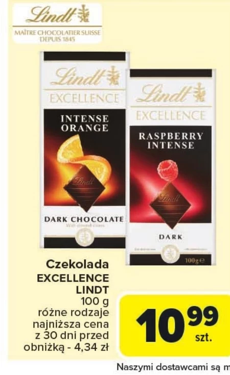 Шоколад Lindt