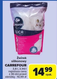 Żwirek silikonowy Carrefour