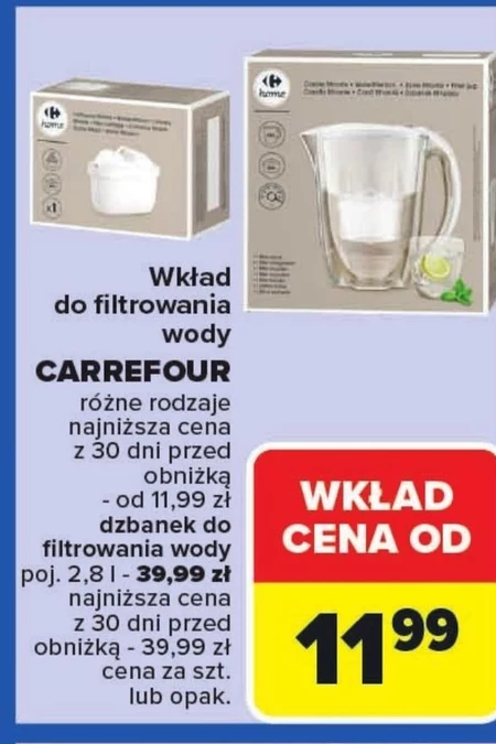 Wkład filtrujący Carrefour